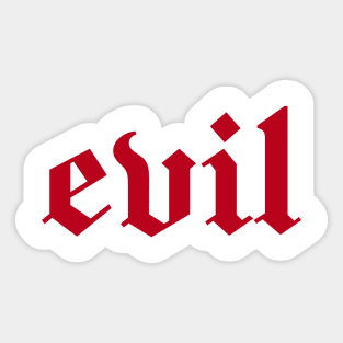 evil Sticker